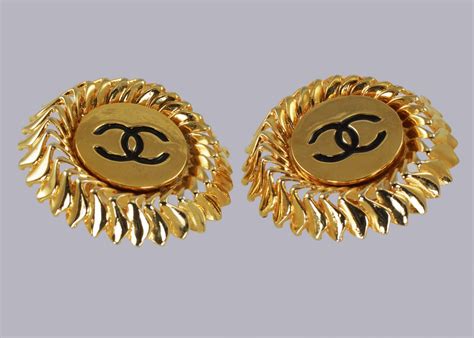 chanel ohrringe vintage|chanel earrings second hand.